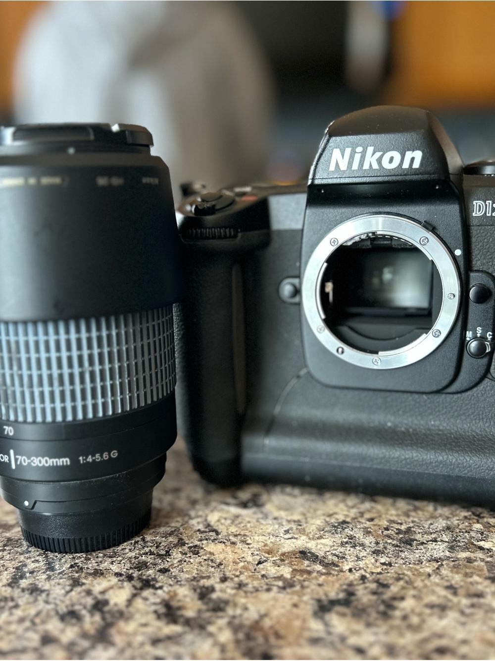 Nikon D1X Camera Body with Black 70-300mm Lens
